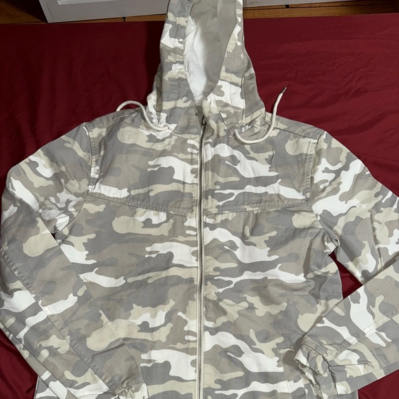 Camo Jacket• by BERSHKA - Picture 1 of 4